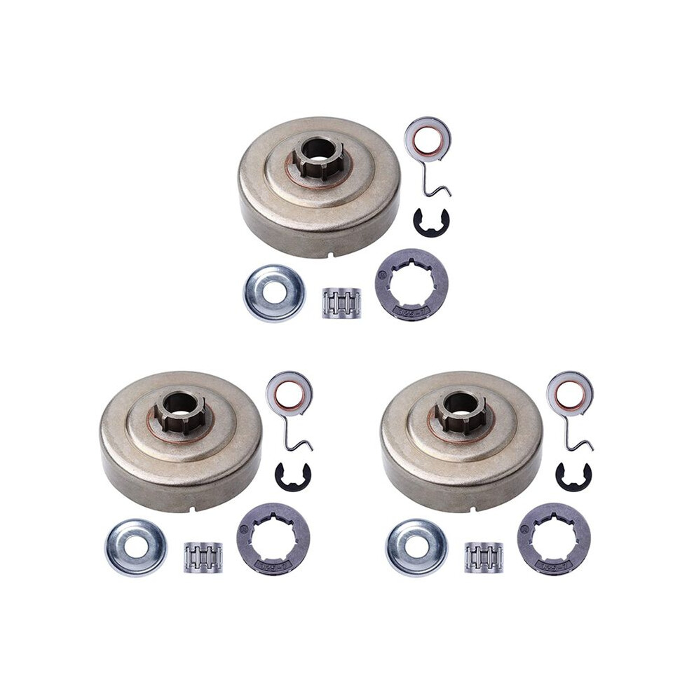 3X 325-7 Clutch Drum Rim Sprocket Bearing Kit For Ms180 018 017 Ms170 Ms250 Ms230 Ms210 Ms180c Chainsaw 6034093426311