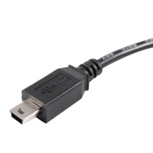 3X 1.5M USB B 5Pin Stecker Auf Buchse Verlängerungskabel Adapter Schwarz