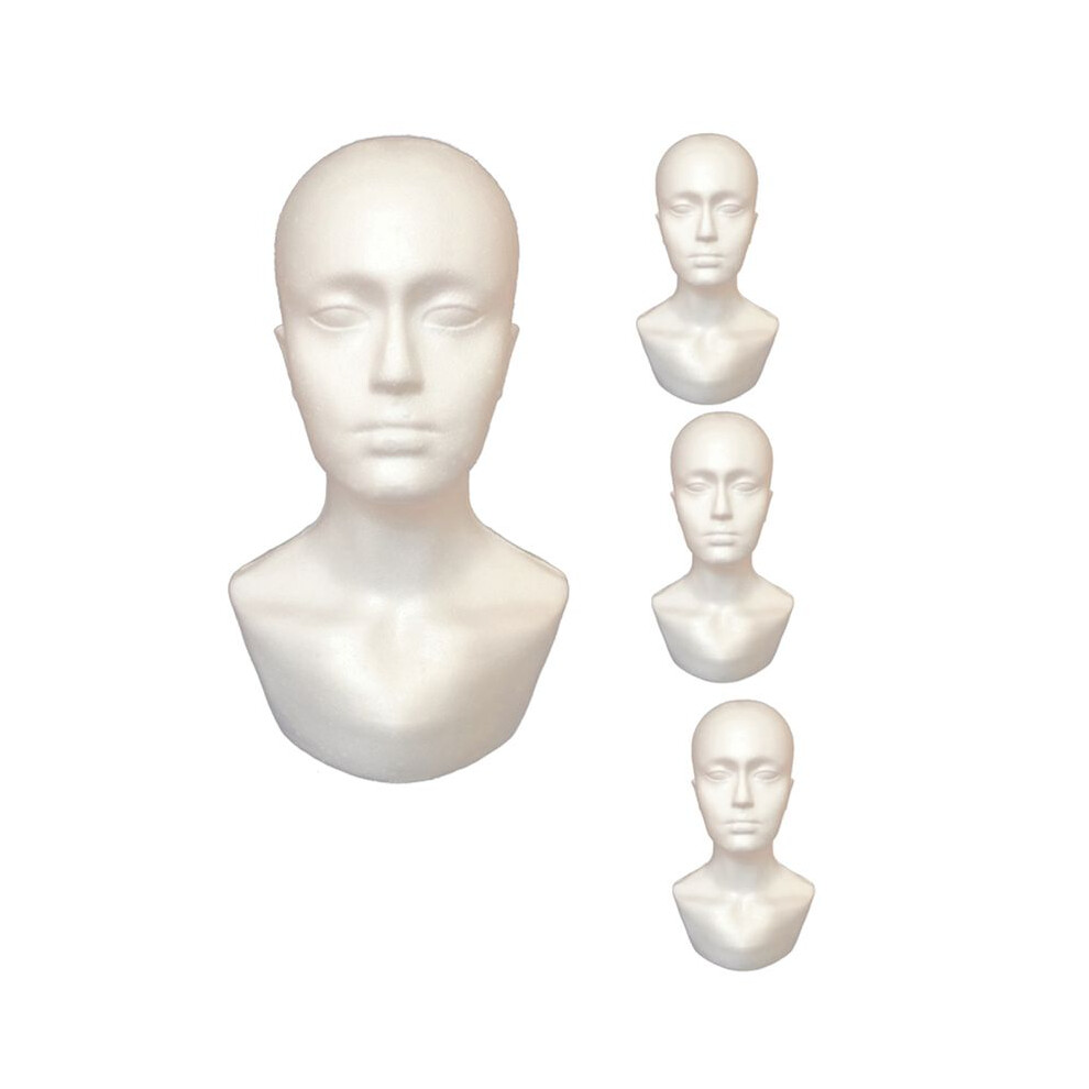 Bobotron 4X Foam Male Display Mannequin Dummy Wigs Hat Scarf Stand Model