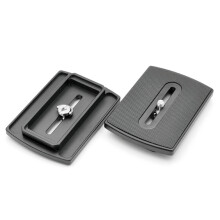 2X Placa de Liberação Rápida para Câmera Libec TH-650HD Placa de Montagem de Cabeça de Tripé