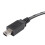 2pezzi 1.5M  USB B Pin Maschio Un Femmina Prolunga Cavo Nero 6