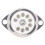 30PCS Ceramic B9A Silver-Plated 9Pin Vacuum Tube Socket Panel Chassis Mount for ECC81 ECC82 ECC83 EL84 6922 Vacuum Tube 5