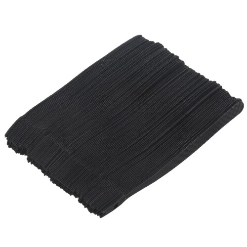 600 x Adjustable Black Nylon Cable Tie L 15cm 2