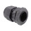 100 x Black Plastic Waterproof Connector PG11 5-10mm Diameter Cable Gland 5
