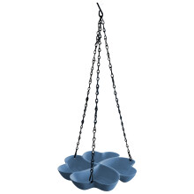 Feeding Ports 4 Compartment Hanging Bird Feeder Heavy Duty-Blue