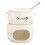 Ceramic Melting Dish For Butter Cheese Chocolate Dessert-White 1