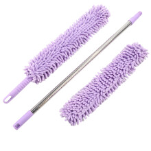 Tragbare Duster-Staubsammelbürste mit/ohne waschbarem-Lila B