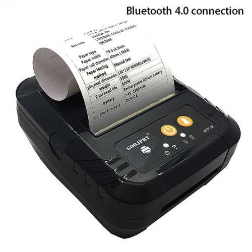 2X GOOJPRT MTP-3F Printer, 80mm Portable  Wireless  Thermal Printer, Supports Windows/ Ios/Android(US Plug) 2