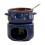 Chocolate Cheese Butter Melting Ceramic Cup Equipped-dark blue 1