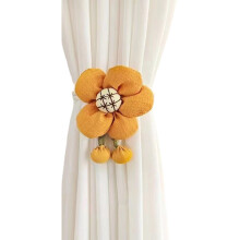 Curtain Tiebacks Decorative Curtain Holdbacks Retro Flower-3
