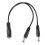 3Pcs 5.5X2.1mm 1 to 2 M/F  Power Splitter Cable for Security CCTV Camera 6