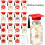 12Set Graduation Table Decorations Felts Grad Hat Mason-Blue 5