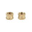 M3 x 3mm Female Thread Brass Knurled Threaded Insert Embedment Nuts 300PCS 4