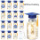 12Set Graduation Table Decorations Felts Grad Hat Mason-Blue 6