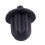 30X Black Rubber 6.35mm Audio Jack PC DVD Microphone Socket Dust Cover 7