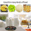 4X Bolsa de Pano de 12 Polegadas para Burrito, Bolsa Portátil Tortilha Aquecedora para Casa para Micro-Ondas Restaurante Comida Panqueca, C 6