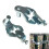 4X T Post Gate Hinge Pins Heavy Duty T-Post Gate Hinge for Farm Gate Garden and Backyard Gate 3