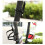4X Bicycle MTB Water Bottle Clip Cage Holder Clamp Handlebar Bracket Mount Handlebar Front Fork Frame Tube,Black 4