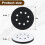 5 Inch 8 Holes Soft Density Interface Pads Hook and Loop Sponge Cushion Buffer Round Backing Pad Foam Sanding Pads 8Pack 3