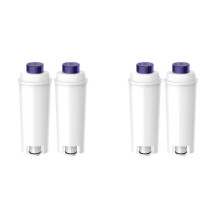 4x Coffee Machine Filters Replacement for Filter DLSC002, Water Filter Cartridges Activated Carbon Softener