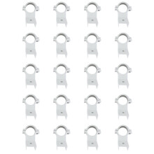 20X KU Band LNB Holder for Satellite Dishes 20mm Plastic Bracket, for Multiple Dish Sizes