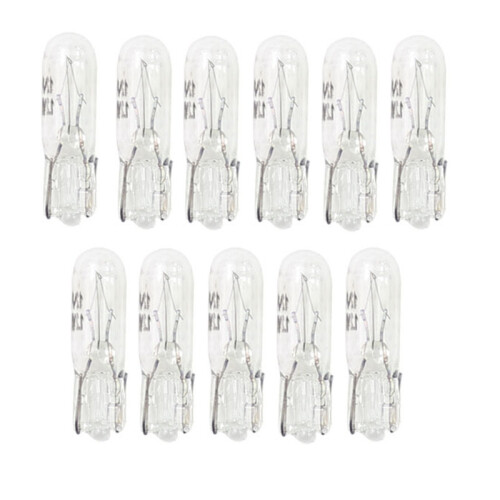 100PCS T5 286 Bulb Basic Miniature Bulb for License Plate Light Side  Automotive Interior Dashboard Dome Light 1