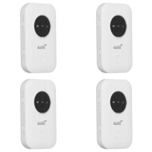 4X LTE 4G 5G Modem Router, 300Mbps Hotspot voor Maximaal 10 Apparaten, SIM-Kaartsleuf, 2100mAh-Batterij, voor Reizen, Zakenreizen