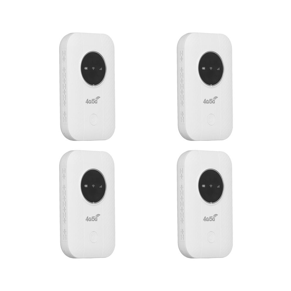 4X Lte 4G 5G Modem Router, 300Mbps Hotspot To 10 Devices, Sim Card Slot, 2100Mah Battery, For Travel, Business Trip 6032048537457