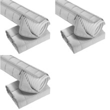 3X Air Conditioner Hose Cover, Zipper Insulated AC Hose Sleeve for 5In & 5.9In Exhaust Hose, AC Tube Duct Vent Wra