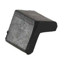Rubber L Shaped Angle Iron Foot Pads Covers 30 Pcs Black