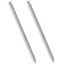2 Pack Light Gray S Pen Replacement for Samsung Galaxy S25 Ultra with Precise Touch and AntiFingerprint
