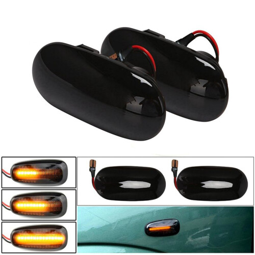 4X for  PAJERO MIRAGE LEGNUM /Lancer GALANT LED Dynamic Side  Turn Signal Light Sequential Blinker Light 2