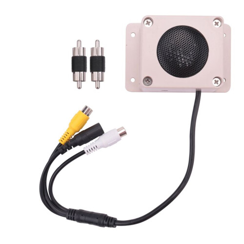 5X Microphone Speaker Device for Security Camera Outdoor Waterproof for IP Camera Audio Recording Two Way 1