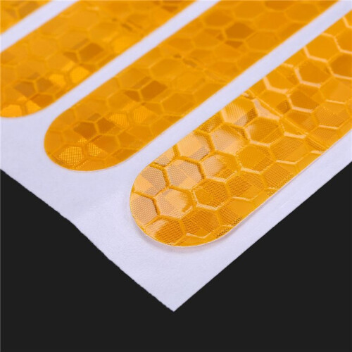 Front Rear Wheel Cover Protective Shell Reflective Sticker for  Max G30 Scooter Accessories 32PCS, Yellow 2