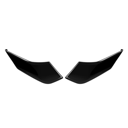 Exterior Glossy Black a Pillar Front Side Window Panel Cover Trim Garnish for    2021 2022