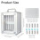 Wall Mounted Cell Phone Locker Cabinet with Numbered Lock Compartments and Soft Lining for Classroom 3