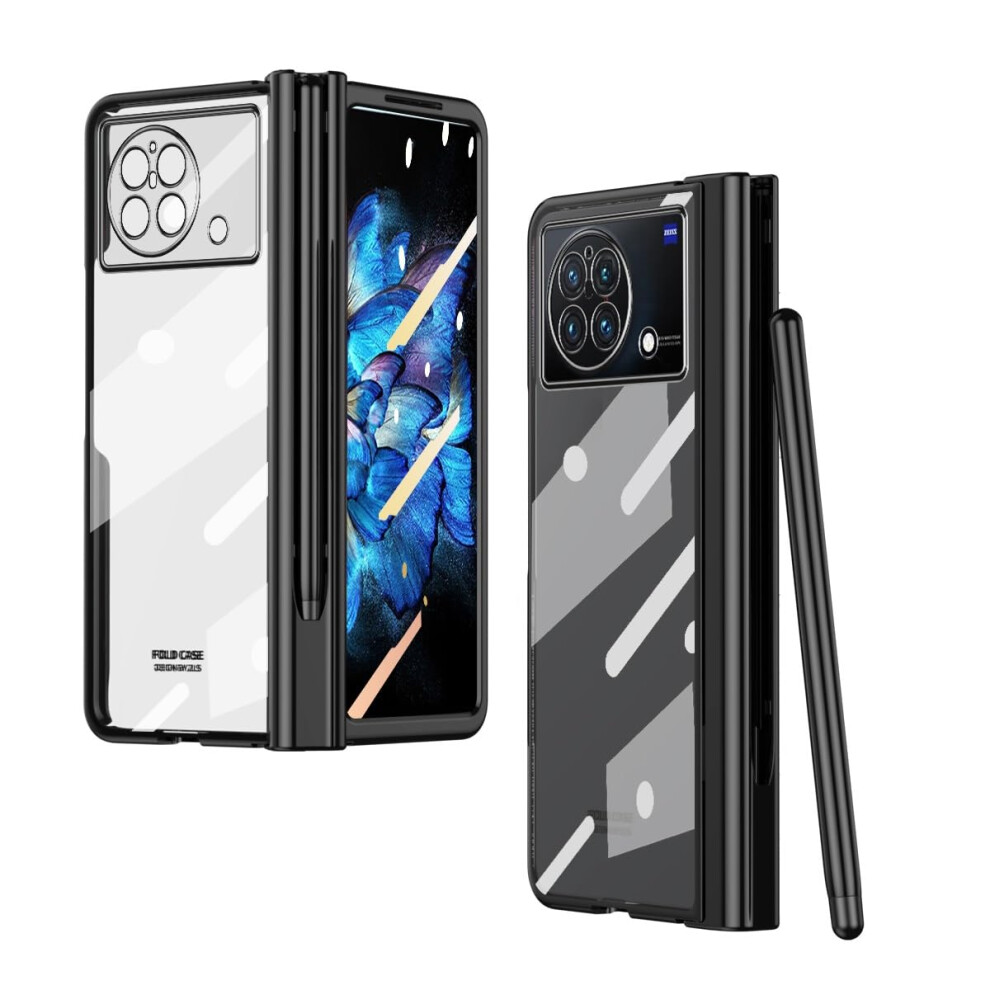 Case For Vivo X Fold Rugged Fullbody Protection With Screen Protector Kickstand And Pen Holder Black 9771547088479