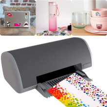 125 Sheets Printable Vinyl Sticker Paper Self-Adhesive Waterproof Matte White Printing Paper Sheet, for Inkjet Printer