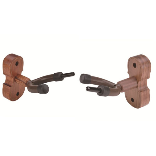10X New Wall Mount Violin Hanger Hook with Bow Holder for Home & Studio(Mahogany) 2