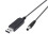 5X Cable de Conversion Usb A  Cable de Aumento de Voltaje 5V A 9V 5.5X2.1Mm  Macho 1M Nuevo 4