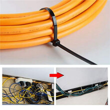 1000 Stück Kabel Binder Schwarze Hoch Leistung Kabel Binder 2,5 x 100 mm, 2,5 x 150 mm, 2,5 x 160 mm, 2,5 x 200 mm, 2,5 x 300 mm