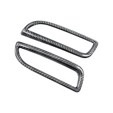 Echte Koolstofvezel Auto-Exterieuraccessoires Achterste Mistlampframe Trim Decoratie Bescherming voor 500/500 Abarth 595