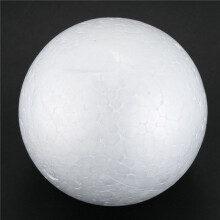 60 x Christmas Decoration Modelling Polystyrene Foam Sphere 10cm---White