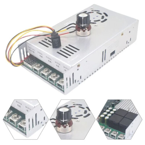 200A Governor  Motor Reducer PWM Controller High-Power Industrial Forward Reverse 12-48V 200A-S2 Linear Under Load 2