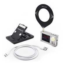 Rádio TEF6686 DSP com Tela IPS de 2,0 Polegadas ESP32 Rádio FM/LW/MW/SW de Banda Completa Receptor de Rádio de Ondas Curtas com Antena Donut B