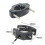 6X 360 Degree Bicycle Handlebar Clip Mount Pipe Clamp Bracket for  9 / 8 for  ONE X Action Camera 3