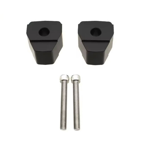 Motorcycle Handlebar Risers Handle Bar Clamp Extend Adapter for  700MT 700 MT CF700MT 2025 Black