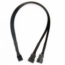 6PZ PWM Fan Splitter Cable 2Way 4Pin Y Prolunga Cavo di Alimentazione Convertitore 1To2 per Scheda Madre PC, Ventola CPU del Computer