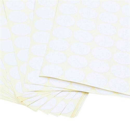 300pcs 19mm Circles Round Code Stickers Self Adhesive Sticky Labels White 2