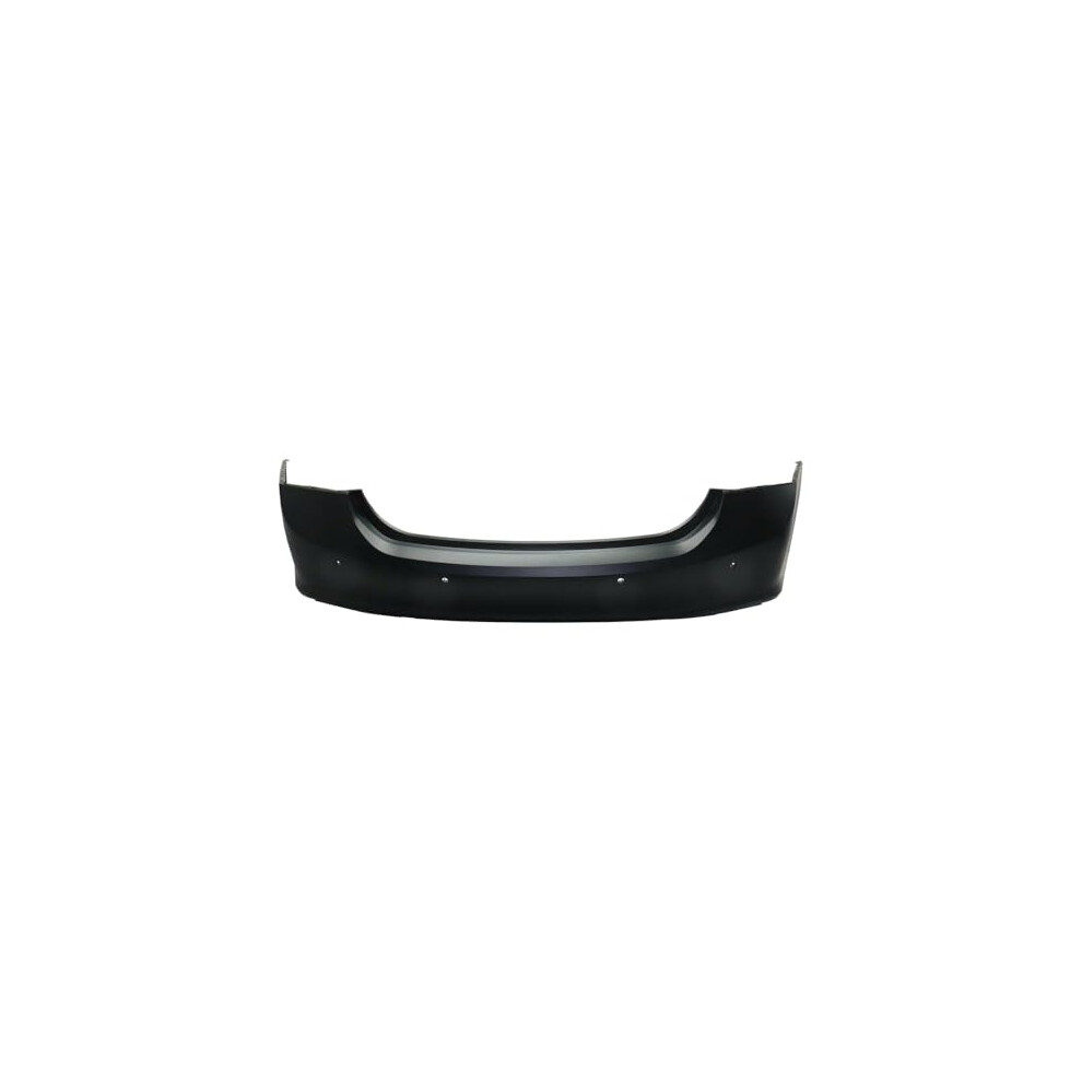 Rear Bumper Cover For Chevy Malibu 20162018 Primered Directfit Replacement Paintready Black 9330225110095